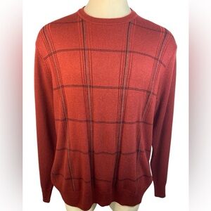 Dockers Red Long Sleeve Pullover Crewneck Sweater Men’s XXL